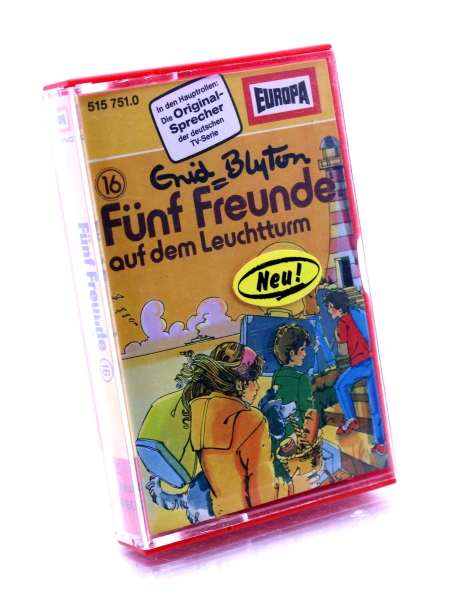 Fünf Freunde MC Hörspielkassette Nr. 16: Fünf Freunde auf dem Leuchtturm von Europa